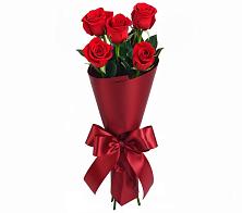 Букет 5 Красных роз Эдлесс Лав в Борисово