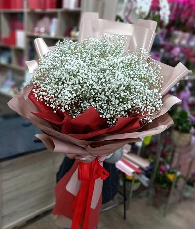 Букет цветов из: Гипсофила в Борисово