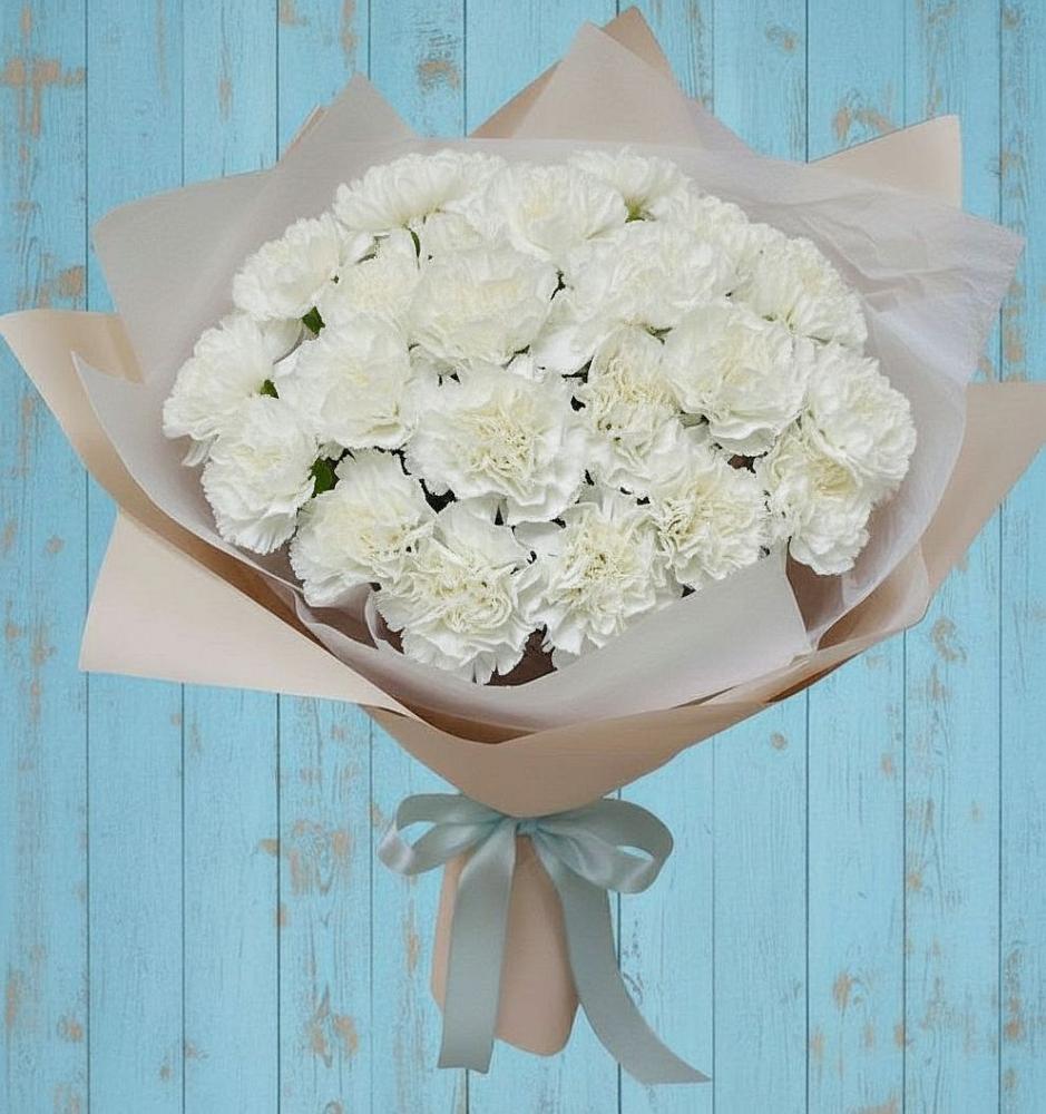 Букет цветов из: Гвоздики в Борисово