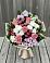 Букет цветов из: Альстромерии, Гвоздики, Розы и Хризантемы в Борисово