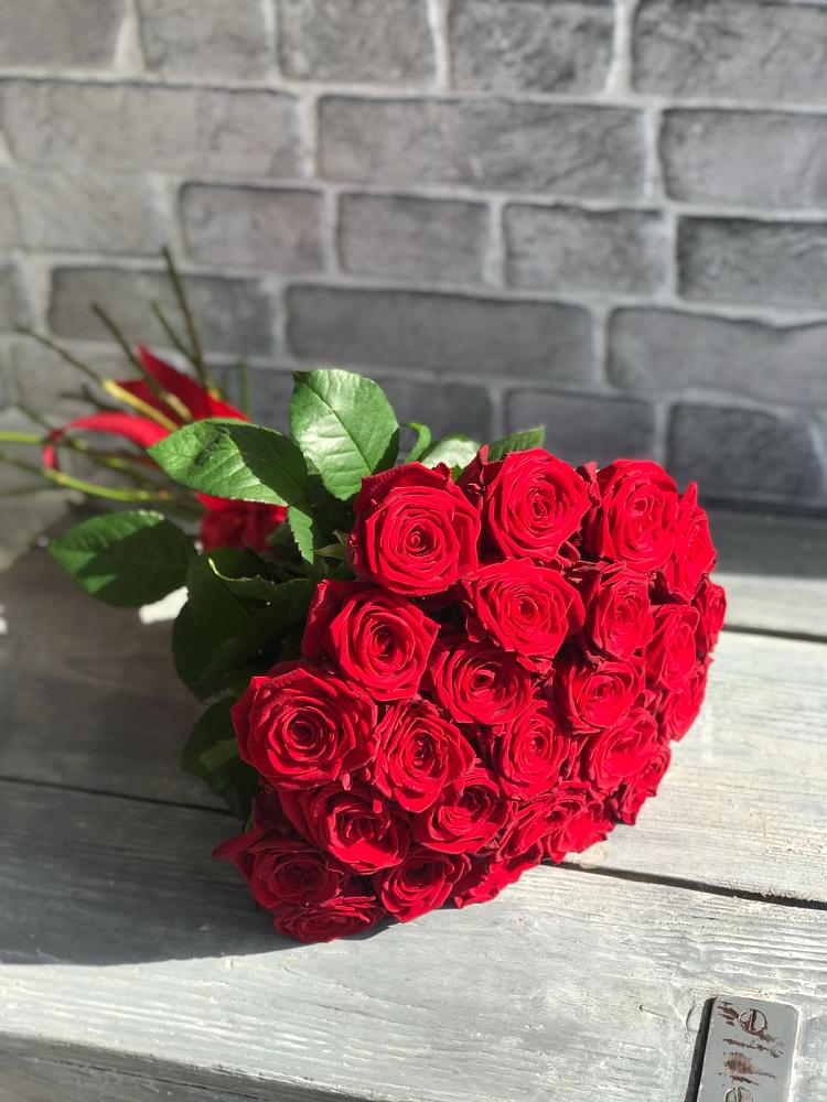 Букет Красные розы Фридом в Борисово