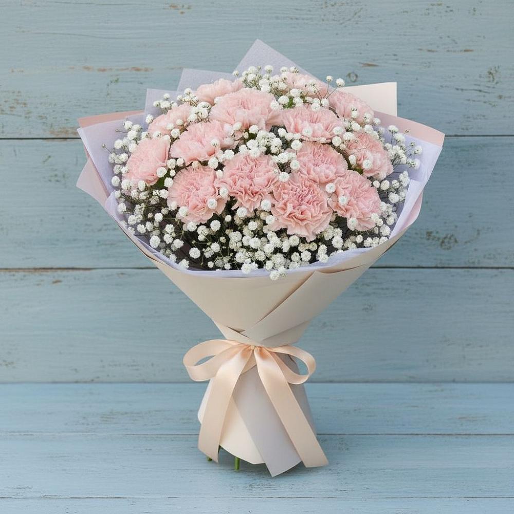 Букет цветов из: Гвоздики в Борисово