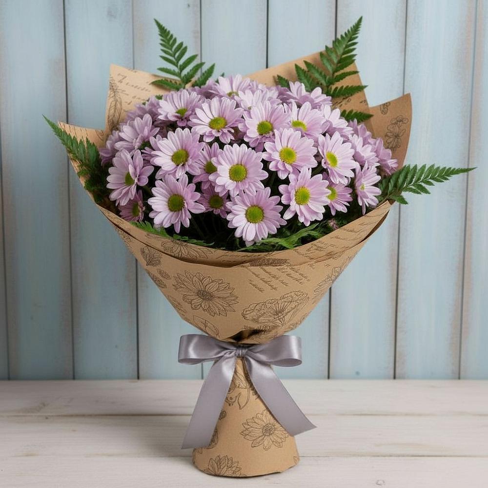 Букет цветов из: Хризантемы в Борисово