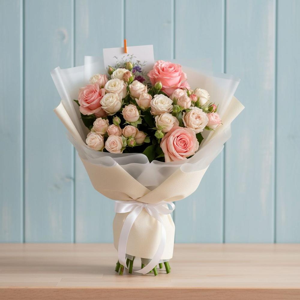 Букет цветов из: Розы в Борисово