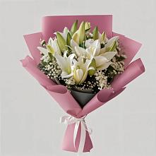 Букет цветов из:  Лилии #REPLACE_PRED# Борисово