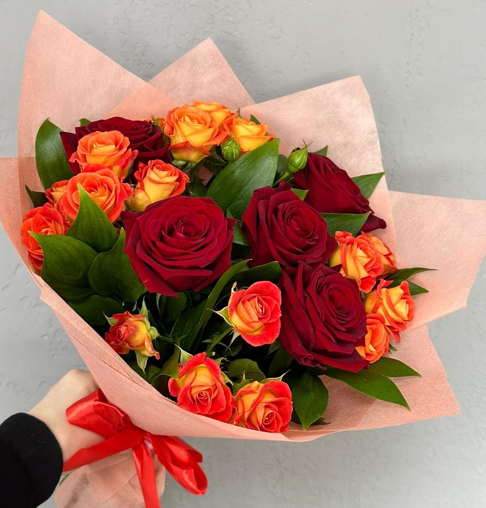 Букет Любовь и восторг в Борисово