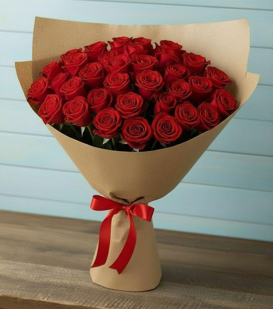 Букет Красные розы Милано в Борисово