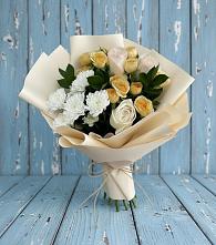 Букет цветов из:  Розы и Хризантемы #REPLACE_PRED# Борисово