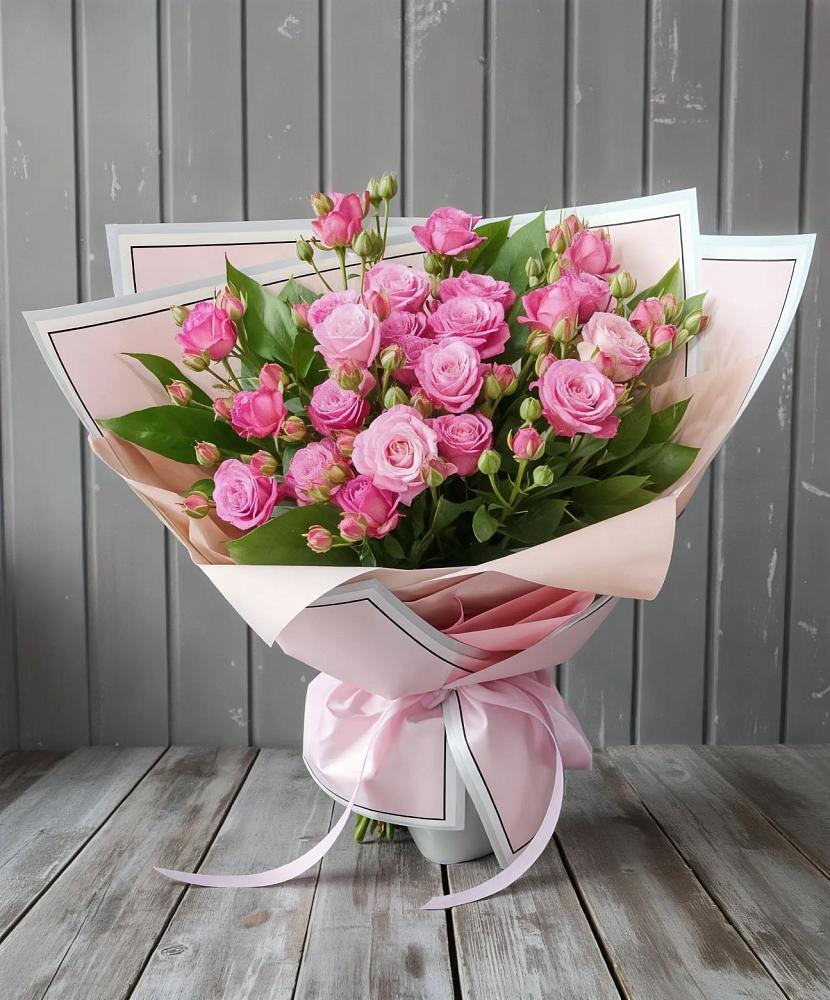Букет Розовый кустик в Борисово