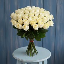 Букет 51 Белая роза Эдлесс Лав #REPLACE_PRED# Борисово