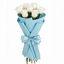 Букет 7 белых роз Проуд #REPLACE_PRED# Борисово