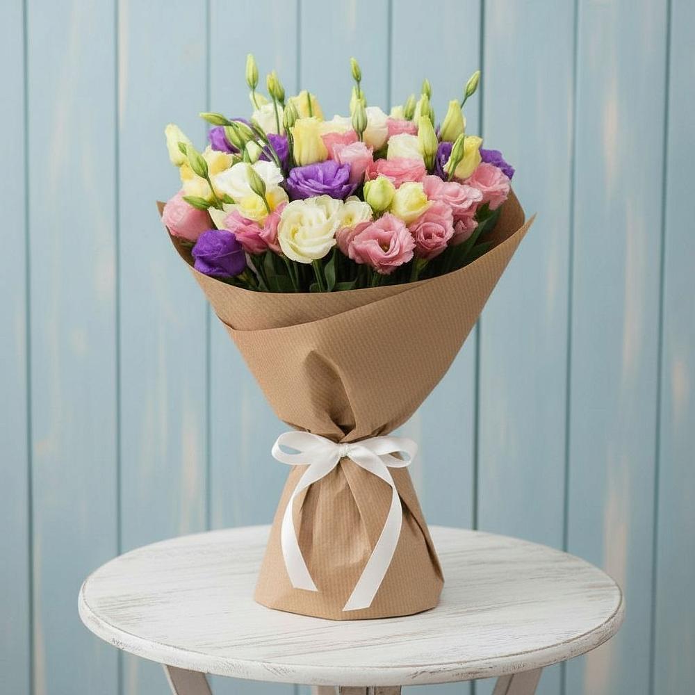 Букет цветов из: Лизиантусы в Борисово